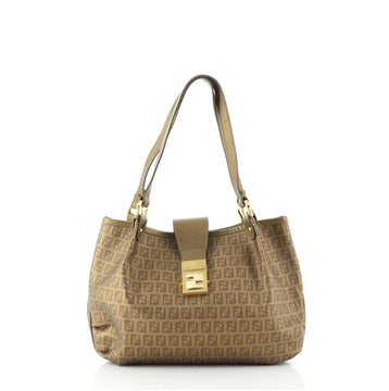 Fendi Chiusura Tote Zucchino Coated Canvas Medium