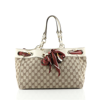 Gucci Positano Tote GG Canvas Small