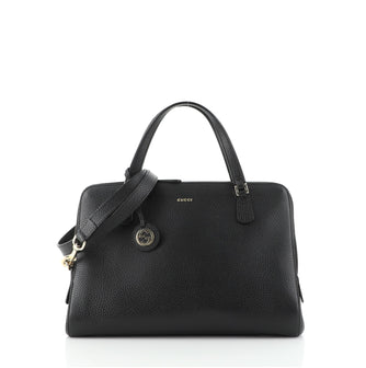 Gucci Lady Dollar Handle Bag Leather Small