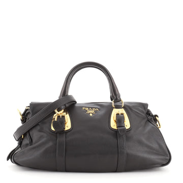 Prada Convertible Belted Satchel Soft Calf Medium