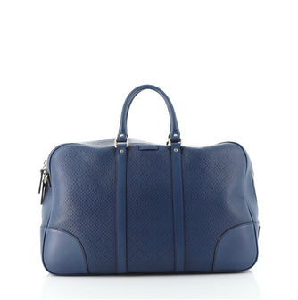 Gucci Bright Convertible Duffle Bag Diamante Leather Large