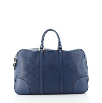 Gucci Bright Convertible Duffle Bag Diamante Leather Large