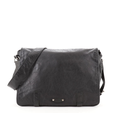 Balenciaga Utility Classic Studs Messenger Bag Leather