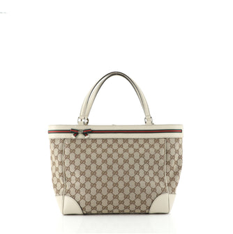 Gucci Mayfair Tote GG Canvas Wide