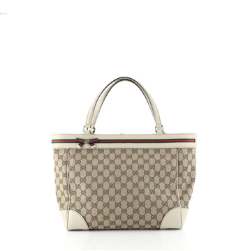 Gucci Mayfair Tote GG Canvas Wide