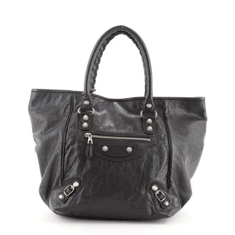 Balenciaga Sunday Tote Giant Studs Leather Small