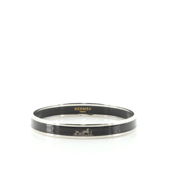 Hermes Caleche Bangle Bracelet Enamel Narrow