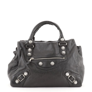 Balenciaga Midday Giant Studs Bag Leather