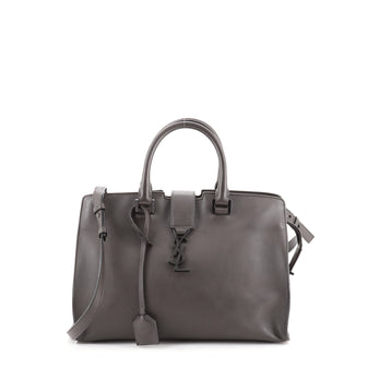 Saint Laurent Monogram Cabas Leather Small