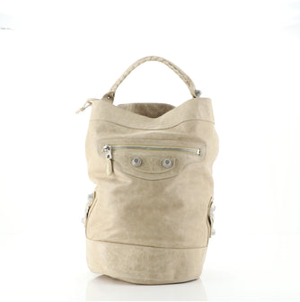 Balenciaga Balhand Giant Studs Bag Leather