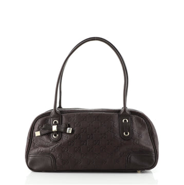 Gucci Princy Boston Bag Guccissima Leather Small