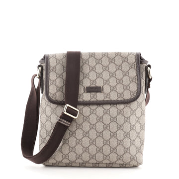 Gucci Flap Messenger GG Coated Canvas Small