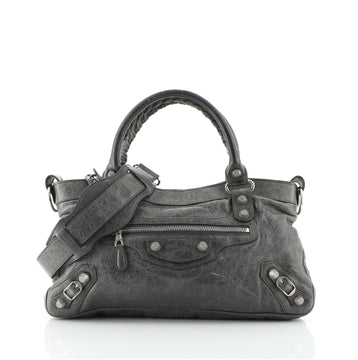 Balenciaga First Giant Studs Bag Leather