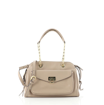 Salvatore Ferragamo Sheba Tote Leather Medium