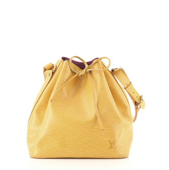 Louis Vuitton Petit Noe Handbag Epi Leather
