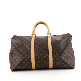 Louis Vuitton Keepall Bag Monogram Canvas 50