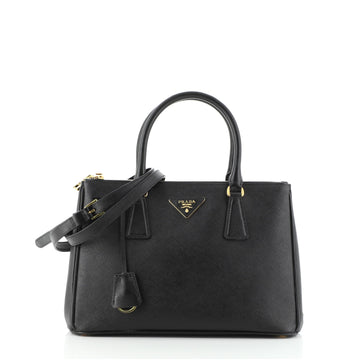 Prada Double Zip Lux Tote Saffiano Leather Small