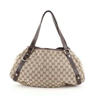 Gucci Abbey Shoulder Bag GG Canvas Medium