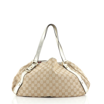 Gucci Abbey Shoulder Bag GG Canvas Medium