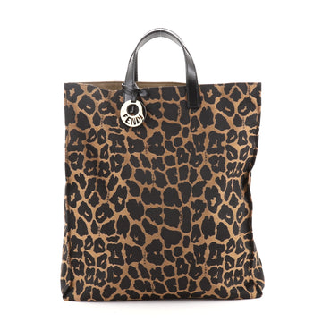 Fendi Special Shopping Tote Printed Canvas Large
