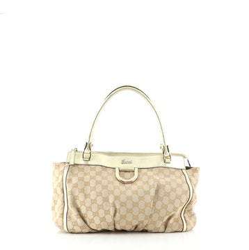 Gucci D-Ring Shoulder Bag GG Canvas Medium