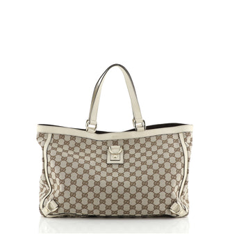 Gucci Abbey D-Ring Tote GG Canvas Large