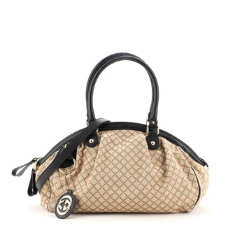 Gucci Sukey Boston Bag Diamante Canvas