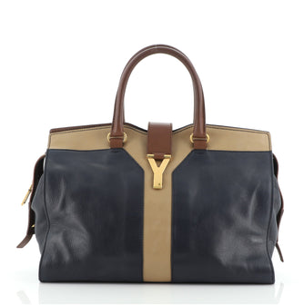 Saint Laurent Chyc Cabas Tote Leather Medium