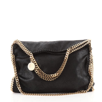 Stella McCartney Falabella Fold Over Bag Shaggy Deer