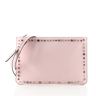 Christian Louboutin Loubiclutch Studded Leather