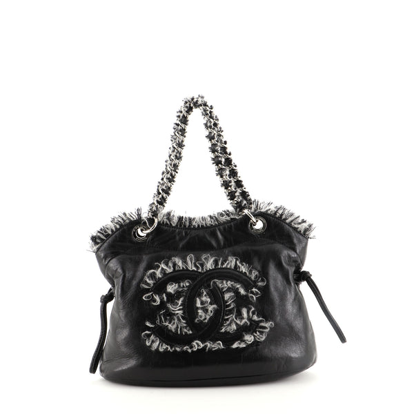Chanel Funny Tweed Bon Bon Tote Lambskin Small 64312