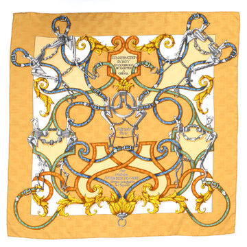 Hermes L'Instruction Du Roy Scarf Printed Jacquard Silk 90