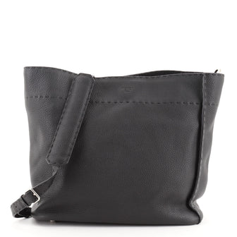 Fendi Selleria Anna Bucket Bag Leather