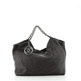 Chanel Coco Cabas Distressed Caviar Large