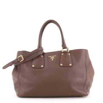 Prada Convertible Shopping Tote Vitello Daino Large