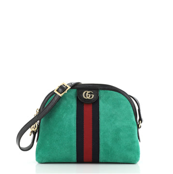 Gucci Ophidia Dome Shoulder Bag Suede Small