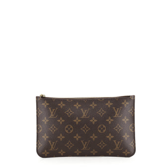 Louis Vuitton Neverfull Pochette Monogram Canvas Large