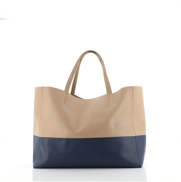 Celine Horizontal Bi-Cabas Tote Leather Large