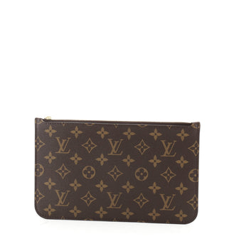 Louis Vuitton Neverfull Pochette Monogram Canvas Large