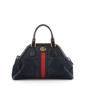 Gucci RE(BELLE) Top Handle Bag Suede Medium