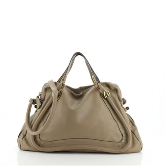 Chloe Paraty Top Handle Bag Leather Large