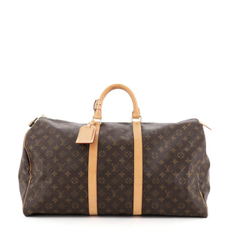 Louis Vuitton Keepall Bag Monogram Canvas 55