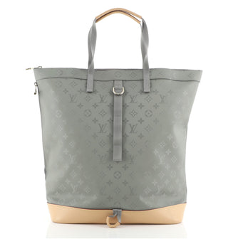 Louis Vuitton Zipped Tote Limited Edition Titanium Monogram Canvas