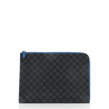 Louis Vuitton Zip Around Pochette Jour Damier Graphite GM