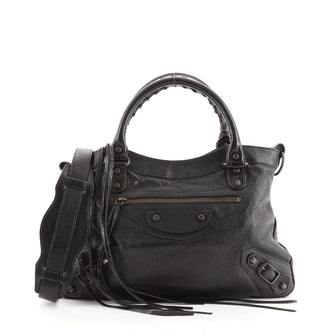 Balenciaga First Classic Studs Bag Leather