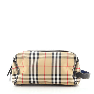 Burberry Cosmetic Pouch Vintage Check Canvas