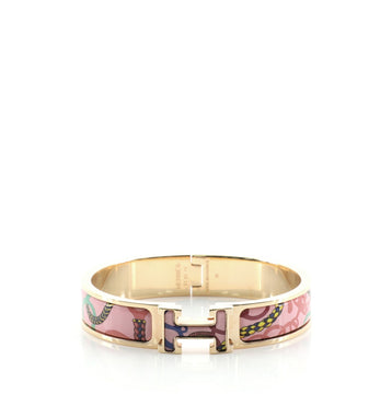 Hermes Clic H Bracelet Enamel Narrow
