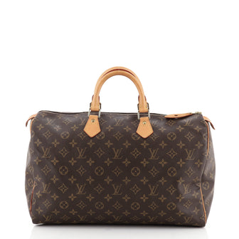 Louis Vuitton Speedy Handbag Monogram Canvas 40