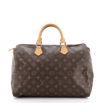 Louis Vuitton Speedy Handbag Monogram Canvas 35