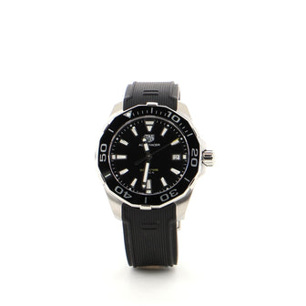 Tag Heuer Aquaracer Quartz Stainless Steel and Rubber Watch 41